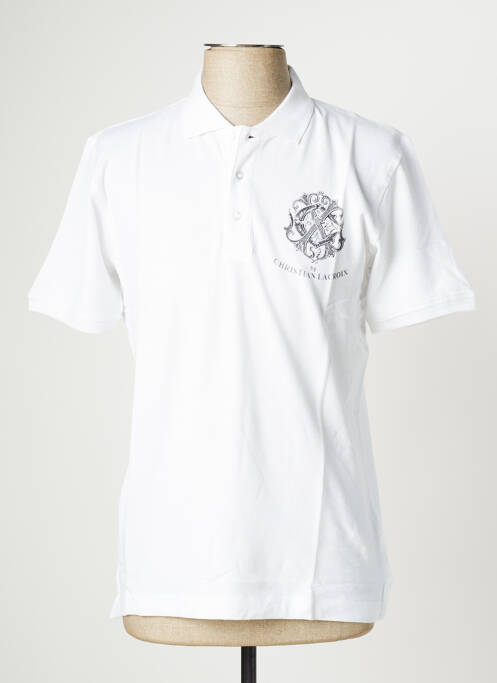 Polo blanc CHRISTIAN LACROIX pour homme