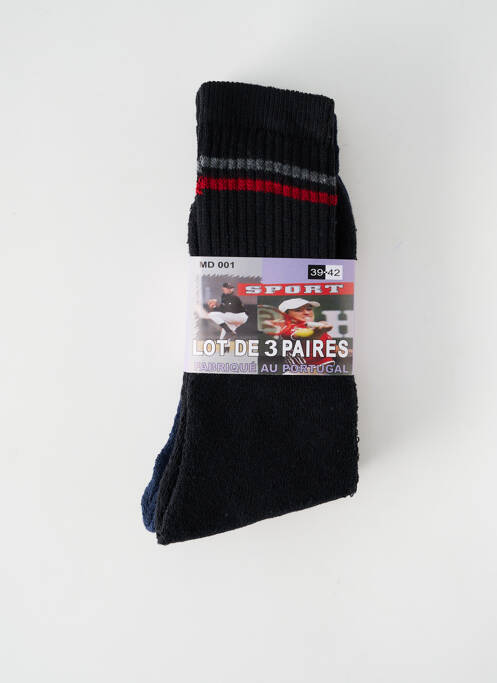 Chaussettes bleu SPORT pour homme