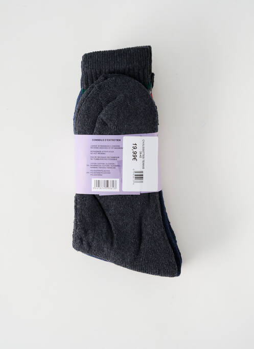 Chaussettes bleu SPORT pour homme