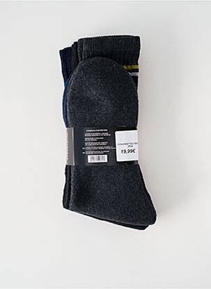 Chaussettes imprimé fantaisie bleu S 7 homme