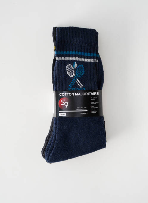 Chaussettes bleu S 7 pour homme