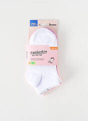 Chaussettes blanc MARK BUENO pour fille seconde vue