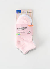 Chaussettes rose MARK BUENO pour fille seconde vue