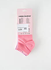 Chaussettes rose MARK BUENO pour fille seconde vue