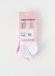 Chaussettes rose MARK BUENO pour fille seconde vue