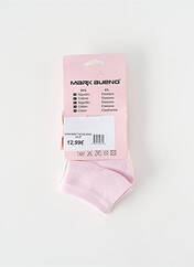 Chaussettes rose MARK BUENO pour fille seconde vue