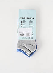 Chaussettes bleu MARK BUENO pour garçon seconde vue