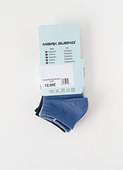 Chaussettes bleu MARK BUENO pour garçon seconde vue