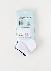 Chaussettes bleu MARK BUENO pour garçon seconde vue