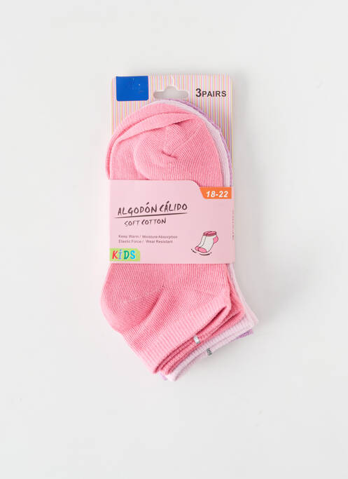 Chaussettes rose MARK BUENO pour fille