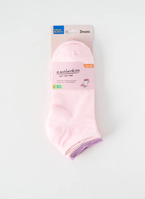 Chaussettes rose MARK BUENO pour fille