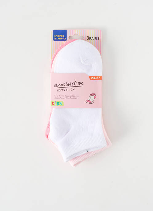 Chaussettes rose MARK BUENO pour fille