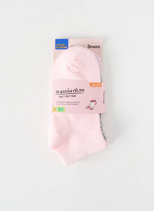 Chaussettes rose MARK BUENO pour fille