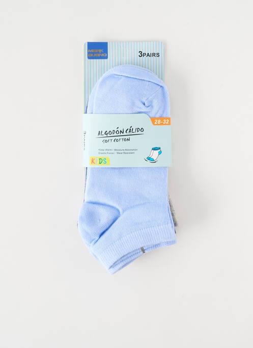 Chaussettes bleu MARK BUENO pour garçon