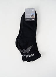Chaussettes imprimé fantaisie noir RUNNING homme