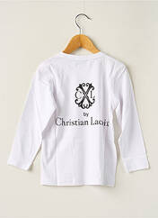 T-shirt blanc CHRISTIAN LACROIX JUNIOR pour garçon seconde vue