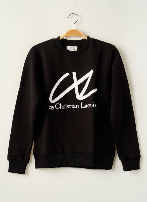 Sweat-shirt noir CHRISTIAN LACROIX JUNIOR pour garçon