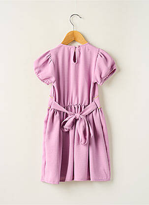 Robe mi-longue manches courtes manches courtes violet LPC GIRLS fille