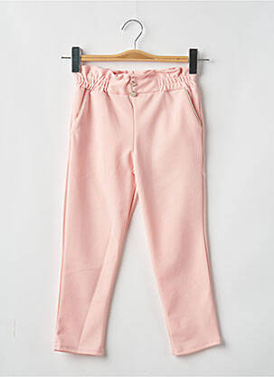 Pantalon slim taille élastique taille élastique rose LPC GIRLS fille