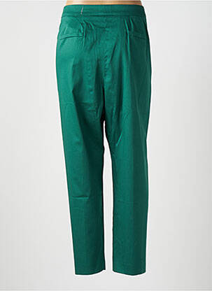 Pantalon chino tissage popeline taille normale vert WEILL femme