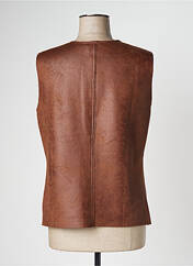 Gilet sans manche marron TELMAIL pour femme seconde vue