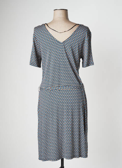 Robe mi-longue bleu MAE MAHE femme