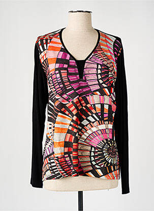 T-shirt manches longues manches longues noir TELMAIL femme