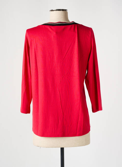 T-shirt rouge FRANK WALDER pour femme