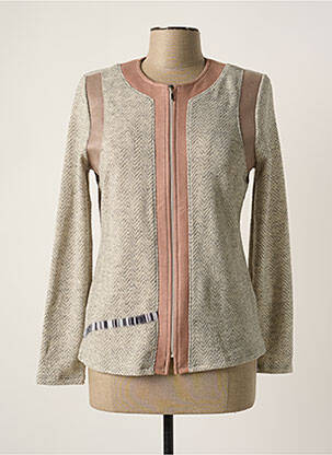 Veste casual epaulette gris NAYAT femme