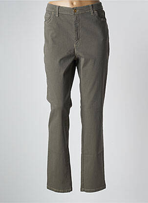 Pantalon slim stretch taille normale vert WALTRON femme