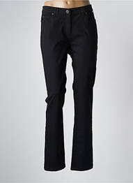 Pantalon droit stretch taille normale noir AGATHE & LOUISE femme