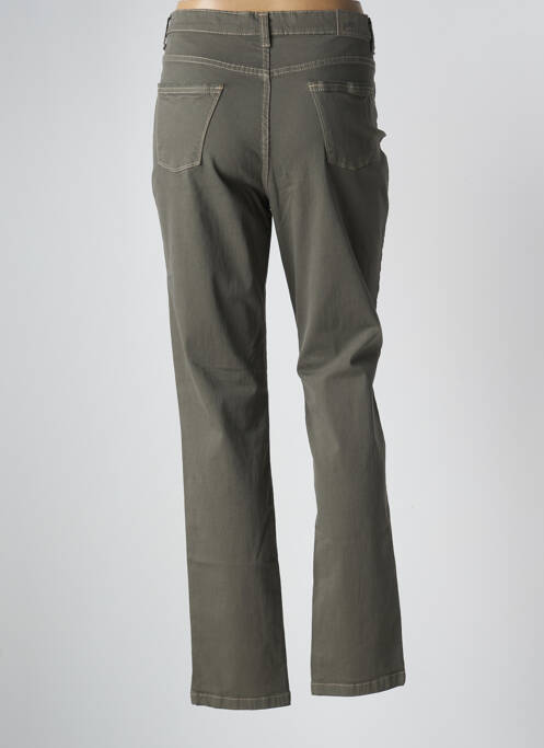 Pantalon slim stretch taille normale vert WALTRON femme