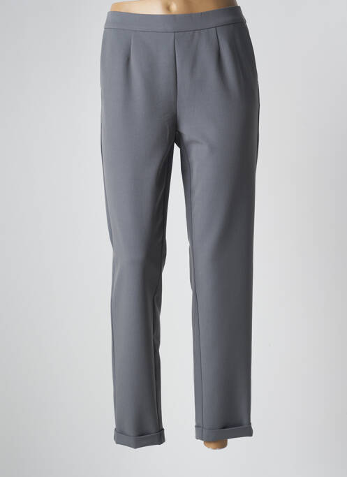 Pantalon chino gris FRANK WALDER pour femme