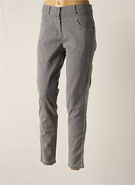 Jeans coupe slim stretch taille normale gris MAE MAHE femme