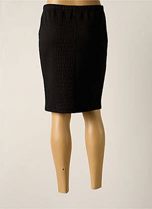 Jupe mi-longue stretch noir TELMAIL femme