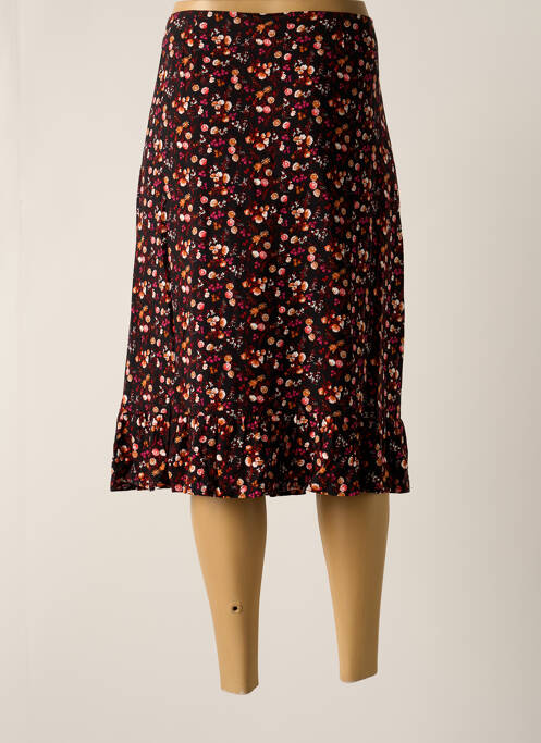 Jupe mi-longue noir AGATHE & LOUISE pour femme