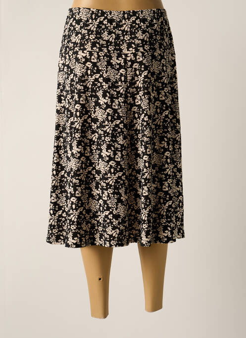 Jupe mi-longue noir TELMAIL pour femme
