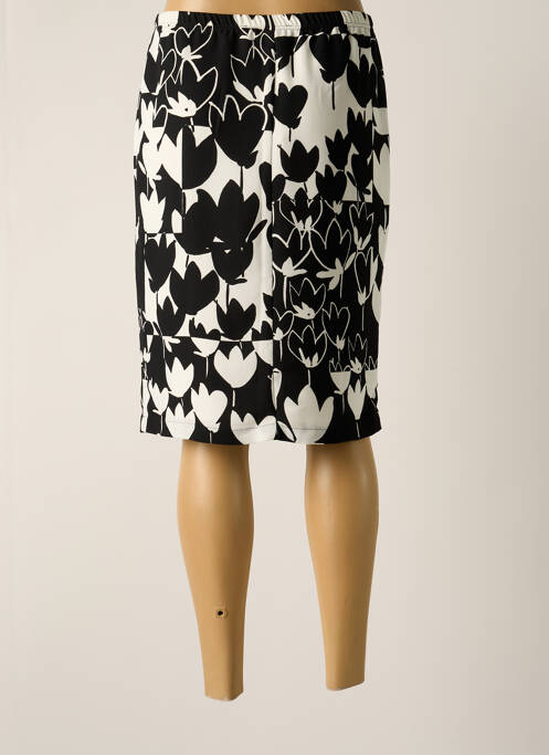 Jupe mi-longue noir TELMAIL pour femme