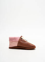 Chaussons/Pantoufles rose ORANGENKINDER pour fille seconde vue