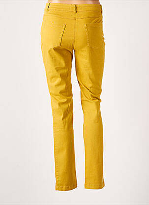 Pantalon slim jaune ÉTYMOLOGIE femme