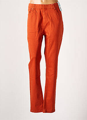 Pantalon droit orange S.QUISE femme