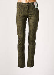 Pantalon slim vert S.QUISE pour femme seconde vue