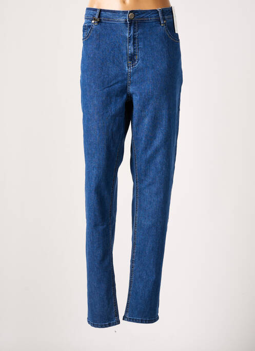 Jeans coupe slim bleu S.QUISE pour femme