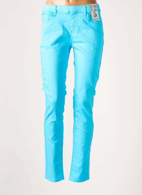 Pantalon droit bleu S.QUISE pour femme