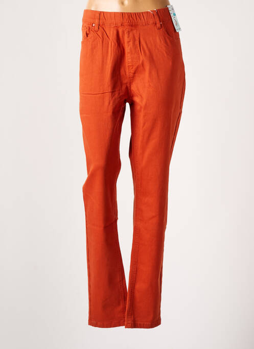 Pantalon droit orange S.QUISE pour femme