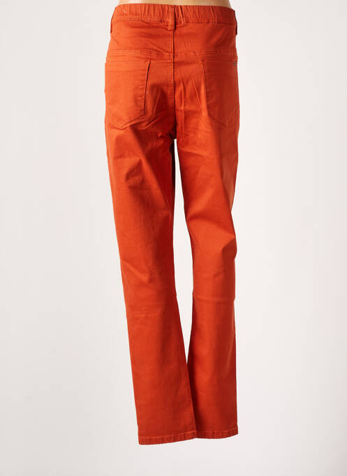 Pantalon droit orange S.QUISE pour femme