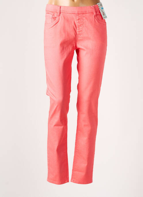 Pantalon droit rose S.QUISE pour femme