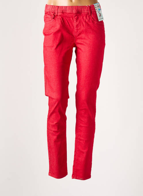 Pantalon droit rouge S.QUISE pour femme