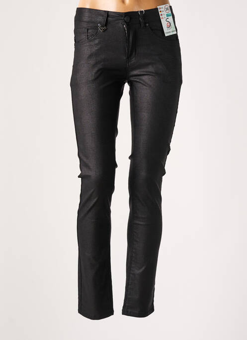 Pantalon slim noir S.QUISE pour femme