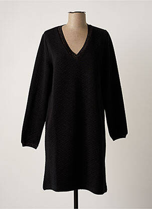 Robe mi-longue noir ÉTYMOLOGIE femme